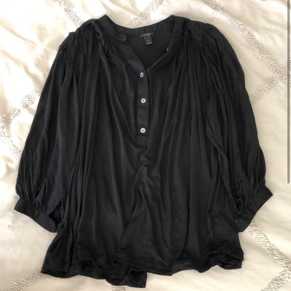 J Crew Drapey Popover Shirt - Picture 3 of 3